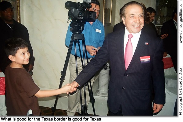 Searchable Articles - Titans of the Texas Legislature What is good for the Texas border region is good for Texas, says Farouk Shami