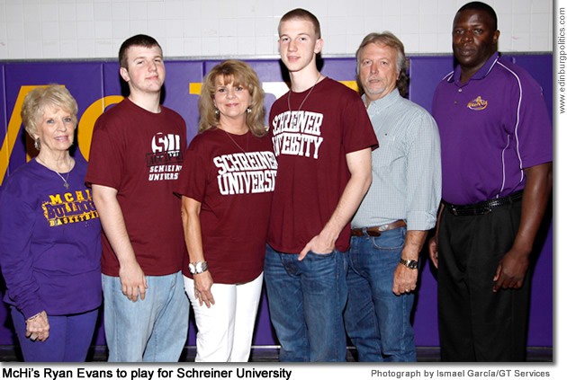 Ryan Evans, McAllen High School basketball star, commits with Schreiner University in Kerrville