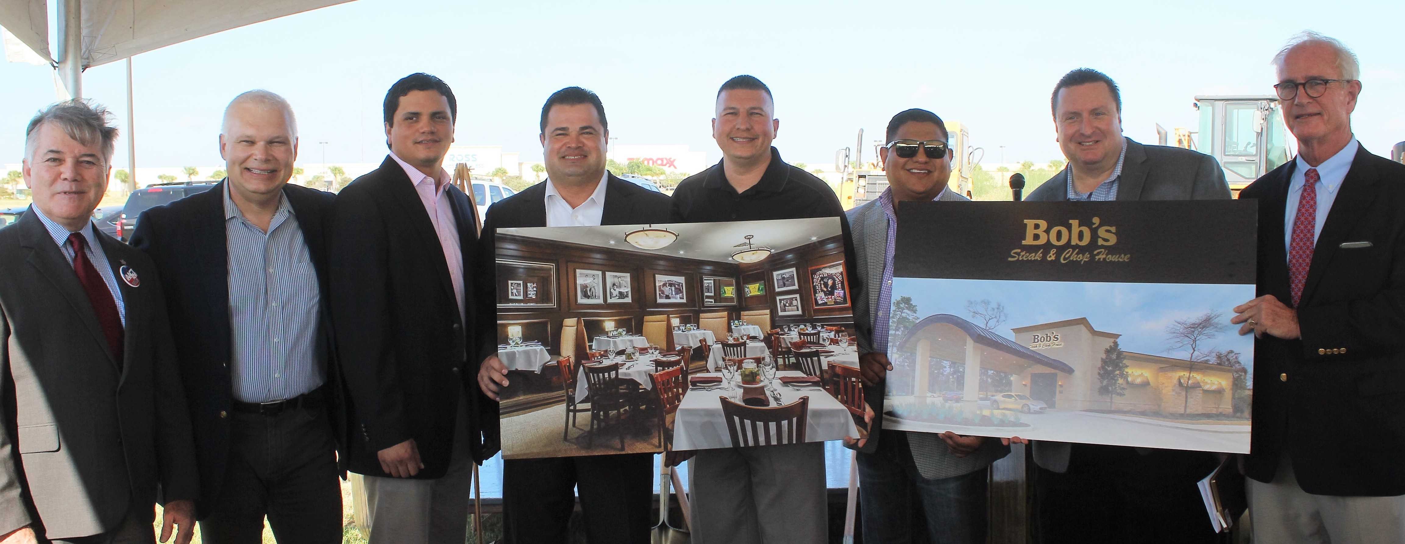 Groundbreaking of Bob’s Steak and Chop House part of entertainment corridor now developing along I-69C/U.S. Expressway 281 in Edinburg