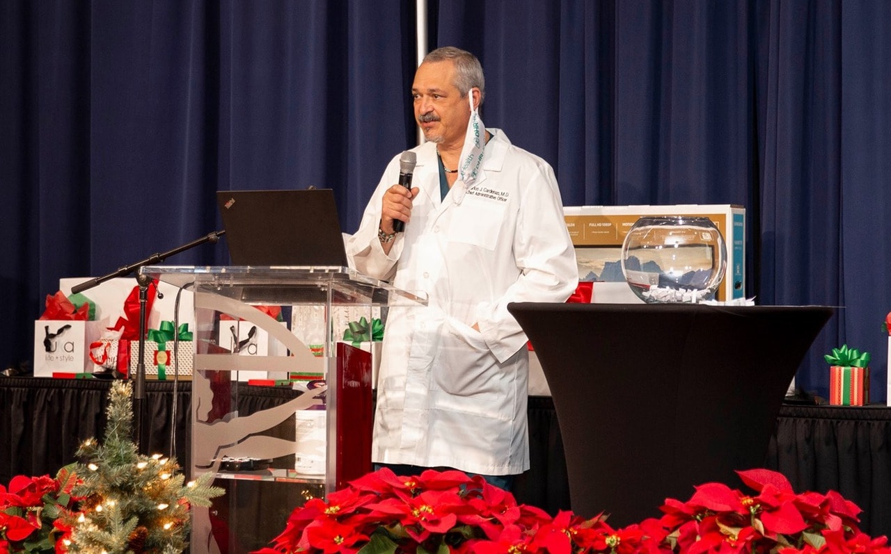 DHR Health’s Carlos Cárdenas, MD praises the roles of print and broadcast news journalists in 2020: “We couldn’t do public health without you.”