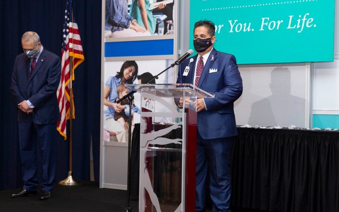 Home - Edinburg - Titans of the Texas Legislature Mario Lizcano, Administrator of Corporate Affairs, DHR Health, and DHR Health staff honored with separate resolutions by House of Representatives, announces Rep. Canales