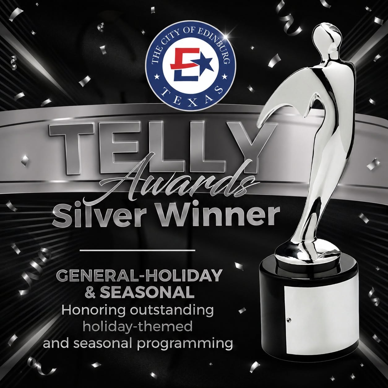 Searchable Articles - Titans of the Texas Legislature Edinburg Cable Network earns 2026 Silver Telly Award for holiday video “The City of Edinburg Catches the Grinch,” reports Mayor Omar Ochoa